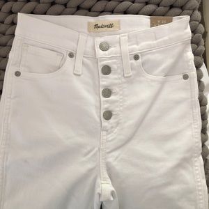 Madewell White Jeans